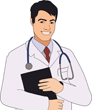 male doctor icon